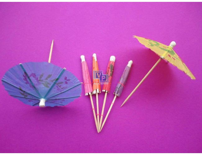 Adorno Sombrillas de Papel para Coctelería/Heladería - 5000 unidades