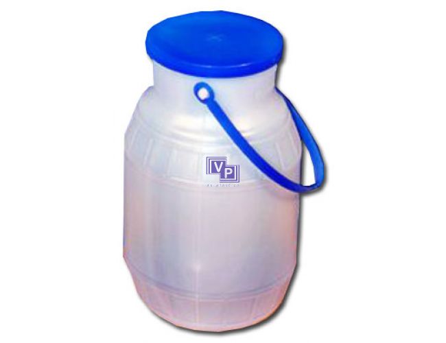 Lecheras de plástico con asa - 2 Litros - 50 unidades