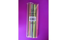 Cañitas / Pajitas de plástico para Granizados Extra-Largas - 6 mm x 40cm - Caja de 5000 unidades