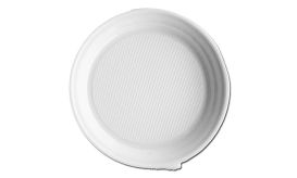 Platos de plástico blanco 20,5 cm - 1400 unidades