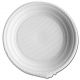 Platos de plástico blanco 22 cm - 1400 unidades